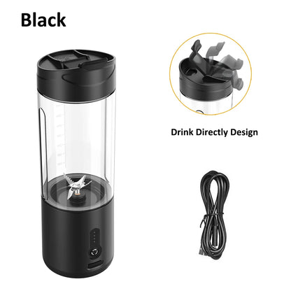 Mini Portable Blender Electric Fruit Juicer Smoothie Orange Fresh Juice Blender Multifunction Rechargeable Portable Juicer Mixer