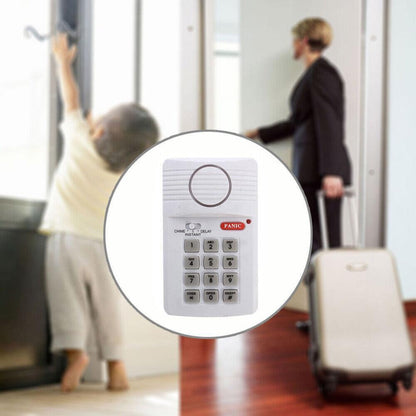 Wireless Door Alarm Shed Garage Caravan Burglar Home Security Keypad Loud Alarm