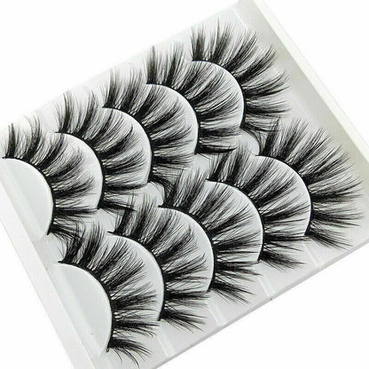 5 Pair🔥3D Mink🔥False Eyelashes🔥Wis