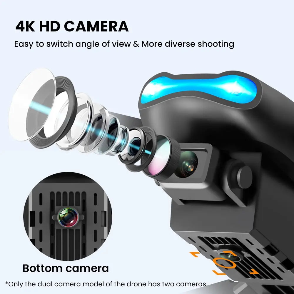 E99 K3 Pro HD 4K Drone Camera High Hold Mode Foldable Mini RC WIFI Aerial Photography Quadcopter Toys Helicopter