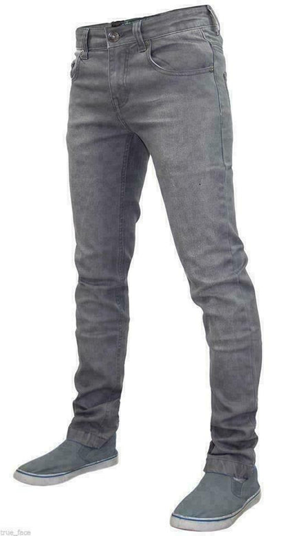 MEN FLEX SKINNY JEANS STRETCH SLIM FIT DENIM PANTS ALL WAIST & LENGTH ALL SIZES