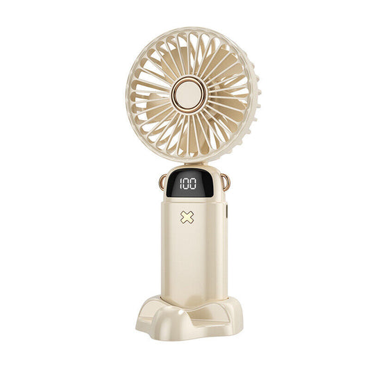 Portable Mini Hand-Held Fan Folding Desk Fan Cooler Cooling USB Rechargeable Fan