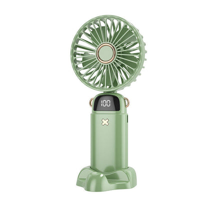 Portable Mini Hand-Held Fan Folding Desk Fan Cooler Cooling USB Rechargeable Fan