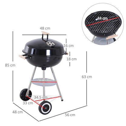 28Cm Charcoal BBQ