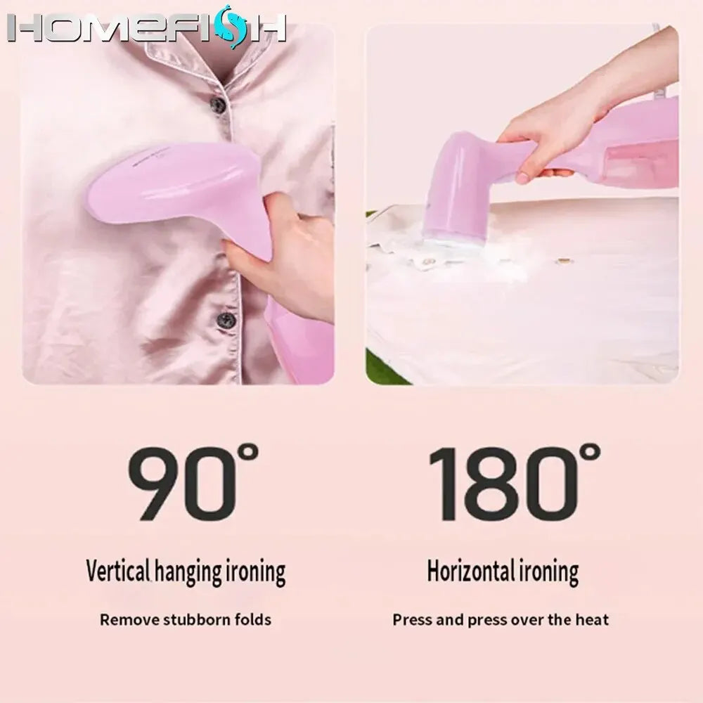 "Fast-Heat Handheld Garment Steamer: 1500W Power, Perfect for Home and Travel"