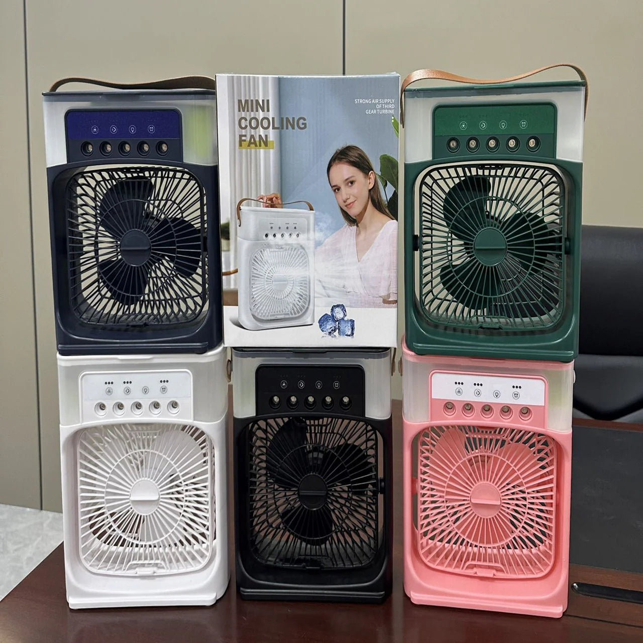 "Portable Cooling Power: Air Conditioner Fan"