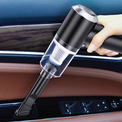 "Portable Rechargeable Wireless Car Vacuum Cleaner with Mini Power Suction"