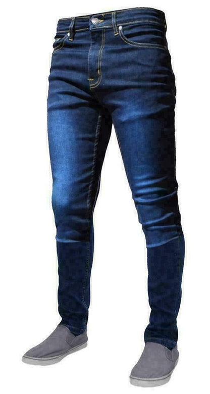 MEN FLEX SKINNY JEANS STRETCH SLIM FIT DENIM PANTS ALL WAIST & LENGTH ALL SIZES