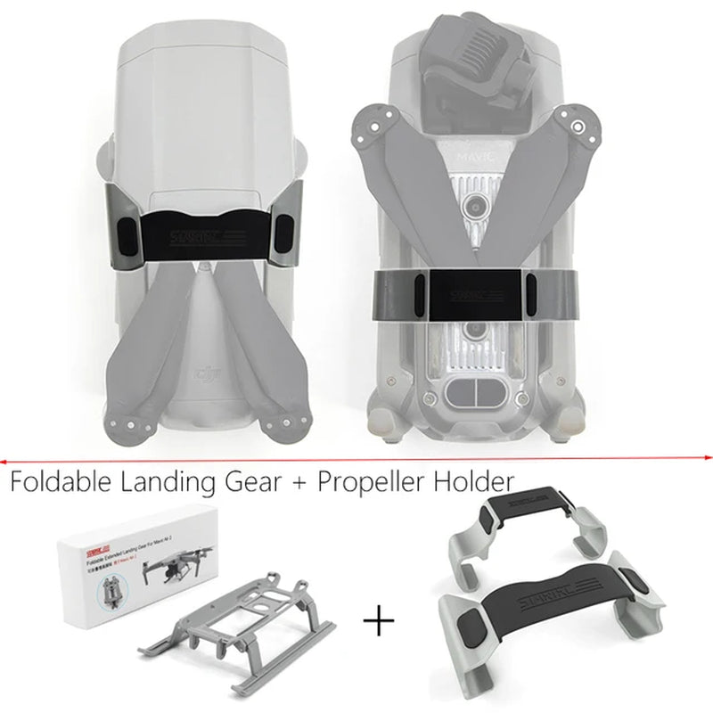 Professional title: "Heightened Landing Gear Leg Protector Stand Kit for DJI Mavic Air 2S Drone"