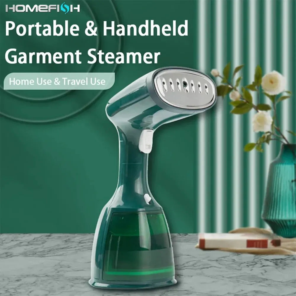 "Fast-Heat Handheld Garment Steamer: 1500W Power, Perfect for Home and Travel"